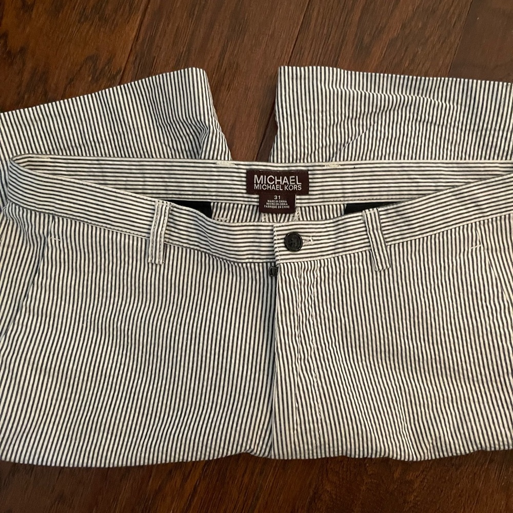 MK Michael Kors blue striped shorts 31 Waist Men’s